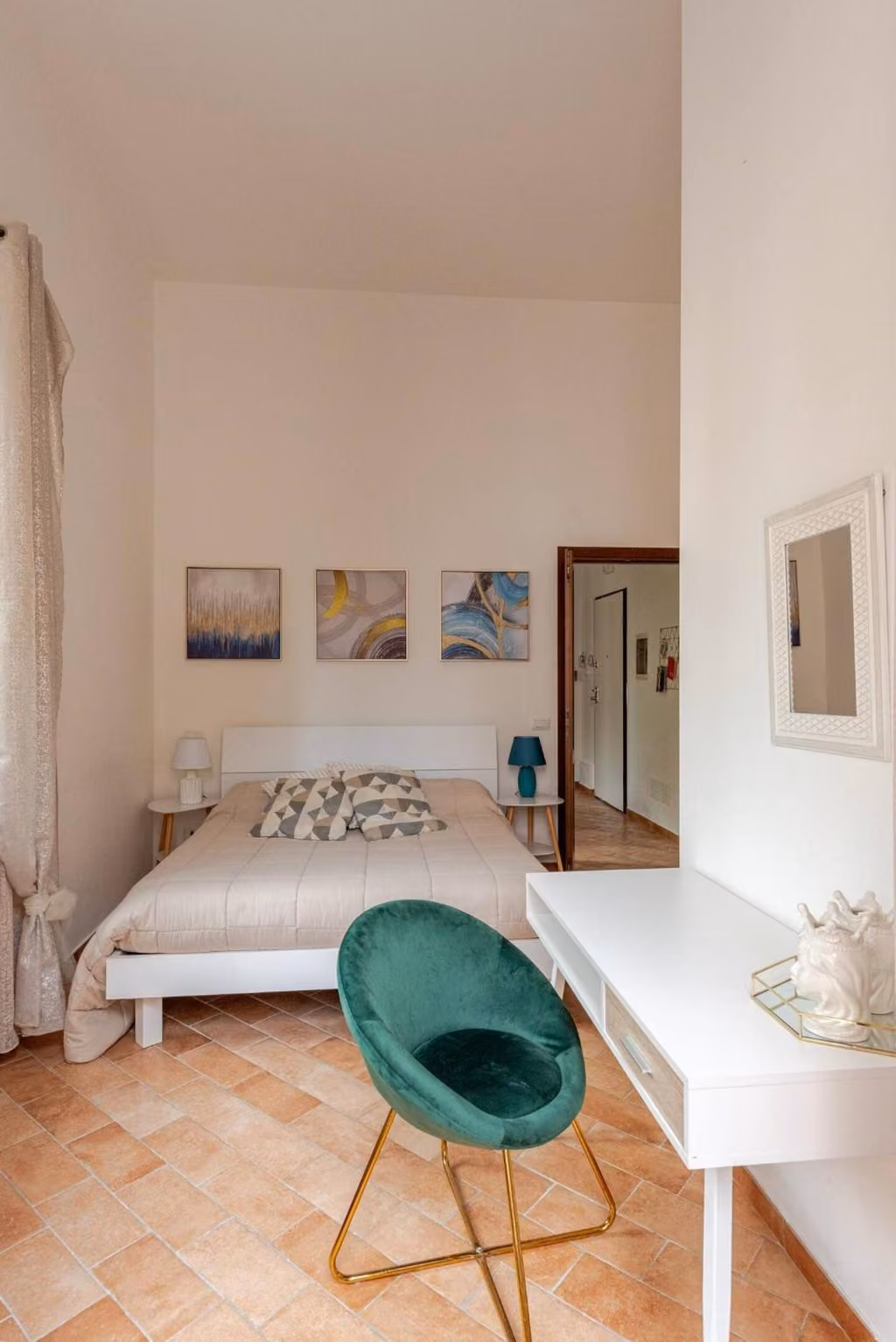 Camera con letto matrimoniale de La Dimora del Fattore all'Aquila